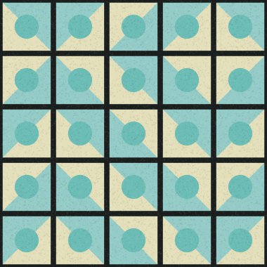 Soyut Geometrik Desen üretken hesaplama sanatı çizimi