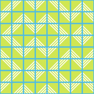 Soyut geometrik dikişsiz desen, üretken hesaplama sanatı çizimi