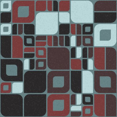 Soyut Geometrik Desen üretken hesaplama sanatı çizimi