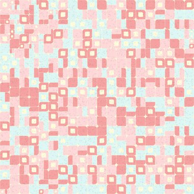 Soyut Geometrik Desen üretken hesaplama sanatı çizimi