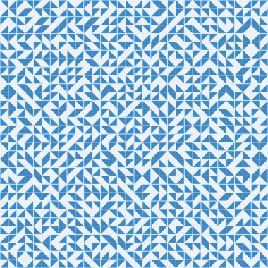 Soyut renk geometrik mozaik desen üretici hesaplama sanatı illüstrasyonu, fayans renk parçalarının taklit edilmesi