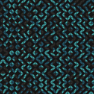 Soyut Geometrik Desen üretken hesaplama sanatı çizimi