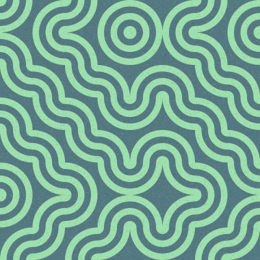 Soyut Geometrik Desen üretken hesaplama sanatı çizimi