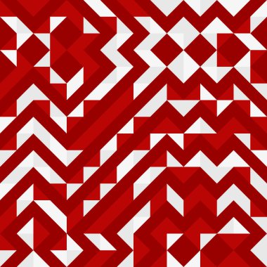 Soyut Geometrik Desen üretken hesaplama sanatı çizimi