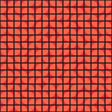 Soyut Geometrik Desen üretken hesaplama sanatı çizimi