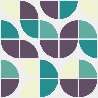 Soyut geometrik dikişsiz desen, üretken hesaplama sanatı çizimi