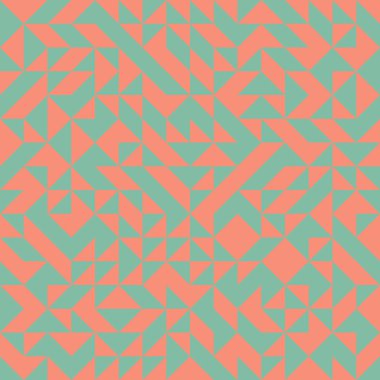 Soyut Geometrik Desen üretken hesaplama sanatı çizimi