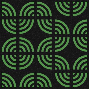 Soyut Geometrik Desen, üretken hesaplama sanatı çizimi 