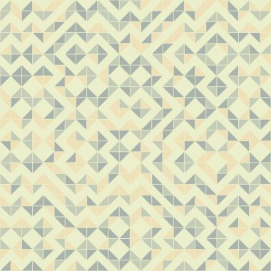 Soyut geometrik dikişsiz desen, üretken hesaplama sanatı çizimi