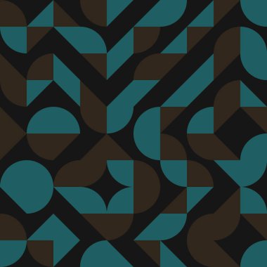 Soyut geometrik dikişsiz desen, üretken hesaplama sanatı çizimi