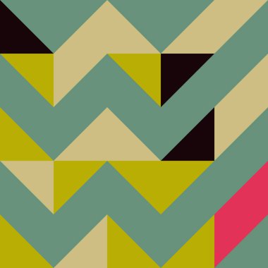 Soyut geometrik dikişsiz desen, üretken hesaplama sanatı çizimi