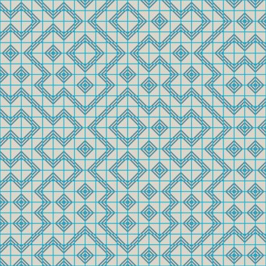 Soyut geometrik dikişsiz desen, üretken hesaplama sanatı çizimi