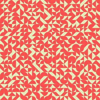 Soyut Geometrik Desen üretken hesaplama sanatı çizimi