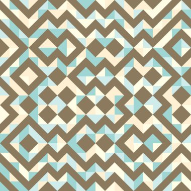 Soyut geometrik dikişsiz desen, üretken hesaplama sanatı çizimi