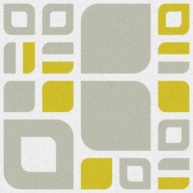 Soyut renk geometrik mozaik desen üretici hesaplama sanatı illüstrasyonu, fayans renk parçalarının taklit edilmesi