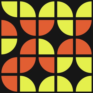 Soyut Geometrik Desen üretken hesaplama sanatı çizimi