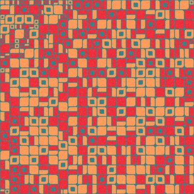 Soyut Geometrik Desen üretken hesaplama sanatı çizimi