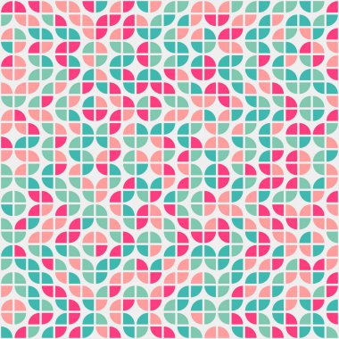 Soyut Geometrik Desen üretken hesaplama sanatı çizimi