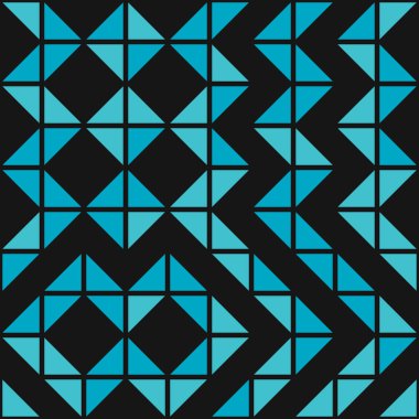 Soyut geometrik dikişsiz desen, üretken hesaplama sanatı çizimi