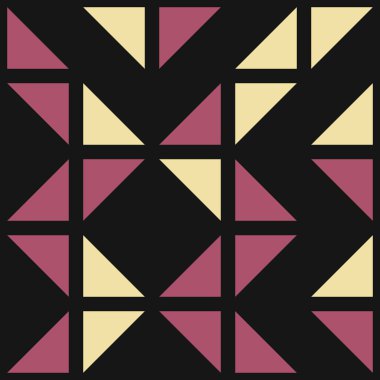 Soyut geometrik dikişsiz desen, üretken hesaplama sanatı çizimi