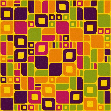 Soyut Geometrik Desen üretken hesaplama sanatı çizimi