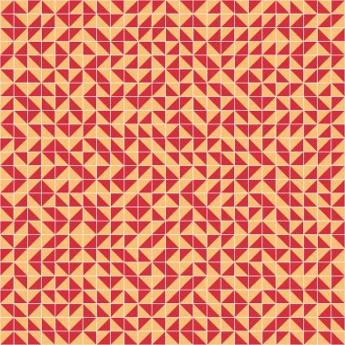 Soyut Geometrik Desen, üretken hesaplama sanatı çizimi 