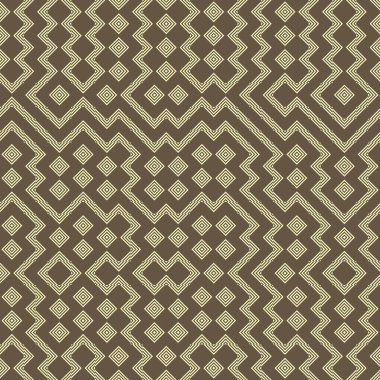 Soyut renk geometrik mozaik desen üretici hesaplama sanatı illüstrasyonu, fayans renk parçalarının taklit edilmesi