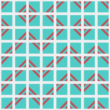 Soyut geometrik dikişsiz desen, üretken hesaplama sanatı çizimi