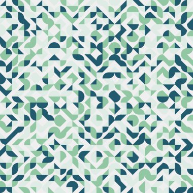 Soyut geometrik dikişsiz desen, üretken hesaplama sanatı çizimi