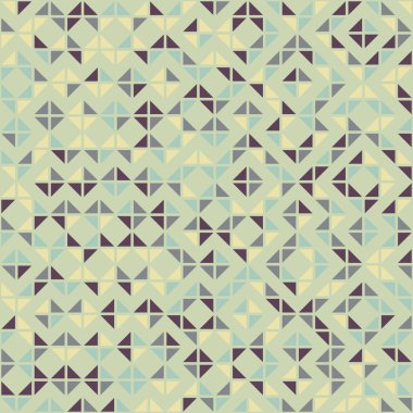 Soyut geometrik dikişsiz desen, üretken hesaplama sanatı çizimi