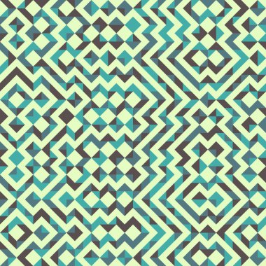 Soyut Geometrik Desen üretken hesaplama sanatı çizimi