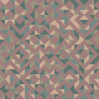 Soyut geometrik dikişsiz desen, üretken hesaplama sanatı çizimi