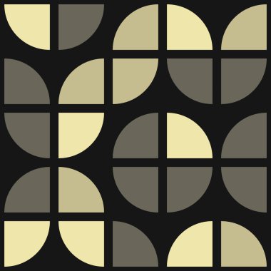 Soyut renk geometrik mozaik desen üretici hesaplama sanatı illüstrasyonu, fayans renk parçalarının taklit edilmesi