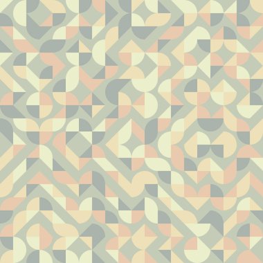 Soyut Geometrik Desen, üretken hesaplama sanatı çizimi 