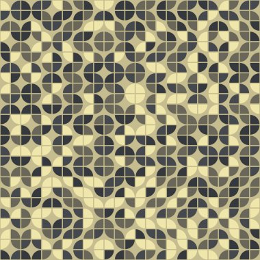 Soyut Geometrik Desen üretken hesaplama sanatı çizimi