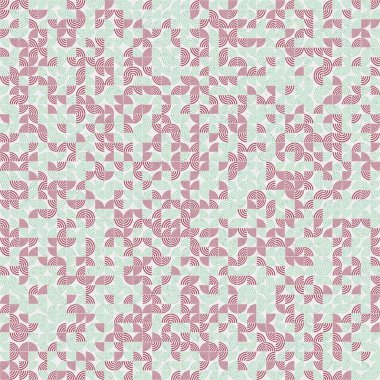 Soyut Geometrik Desen üretken hesaplama sanatı çizimi