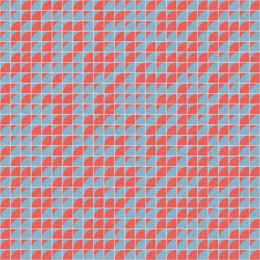 Çeyrek çizimi tekrarlayan soyut geometrik