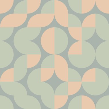 Soyut renk geometrik mozaik desen üretici hesaplama sanatı illüstrasyonu, fayans renk parçalarının taklit edilmesi