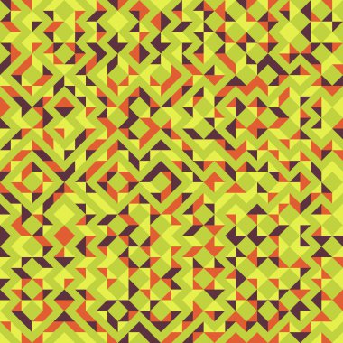 Soyut Geometrik Desen üretken hesaplama sanatı çizimi