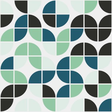 Soyut geometrik dikişsiz desen, üretken hesaplama sanatı çizimi