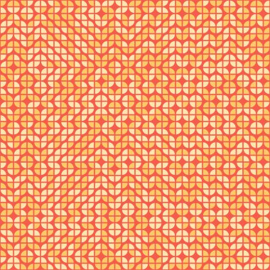 Soyut geometrik dikişsiz desen, üretken hesaplama sanatı çizimi