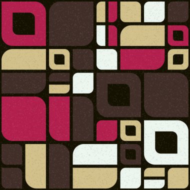 Soyut Geometrik Desen üretken hesaplama sanatı çizimi