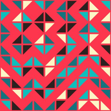 Soyut Geometrik Desen üretken hesaplama sanatı çizimi