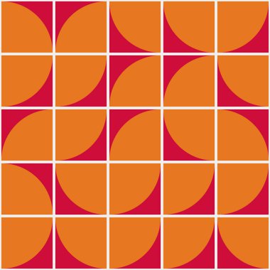 Soyut Geometrik Desen üretken hesaplama sanatı çizimi