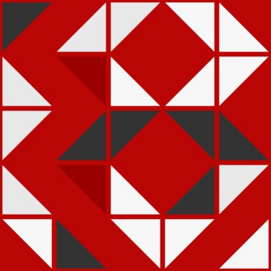 Soyut Geometrik Desen üretken hesaplama sanatı çizimi