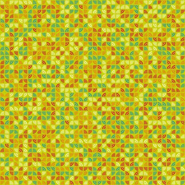 Çeyrek çizimi tekrarlayan soyut geometrik