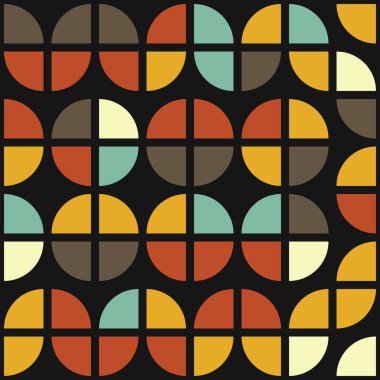 Soyut Geometrik Desen üretken hesaplama sanatı çizimi