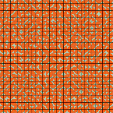 Soyut Geometrik Desen üretken hesaplama sanatı çizimi