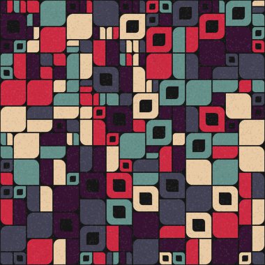 Soyut Geometrik Desen üretken hesaplama sanatı çizimi