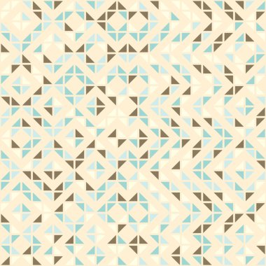 Soyut geometrik dikişsiz desen, üretken hesaplama sanatı çizimi